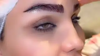 شهد الشمري وتفاصيل زراعة الحواجب 😳🫣