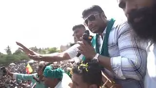 D Boss craze in Mandya Melukote | Darshan in Election campaign #dboss