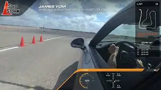 Winning run from 2025 SCCA Solo Nationals, Super Street, West course, 2018 Porsche GT3 (991.2)