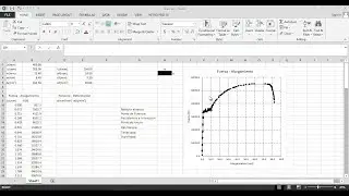 Cómo hacer la curva Esfuerzo-Deformación en EXCEL