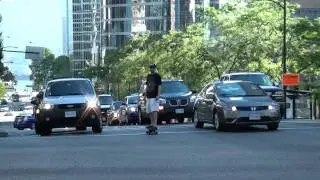 Electric Skateboard - Downtown Commute.