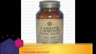 Solgar, L-Arginine, Free Form, 500 mg, 250 Vegetable Capsules