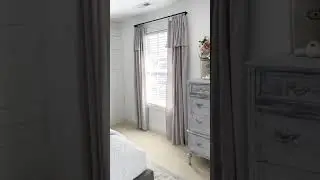 The Best Farmhouse Dropcloth Curtain Hack