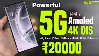4K Cam 5G PHONE, 8+256GB | TOP 5 Best 5G Smartphones Under 20000 in 2025 | Best 5G Phone Under 20000