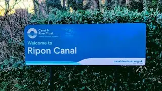 A walk along Ripon canal underneath the bypass here in Ripon, January 2026 #adventureswithken 