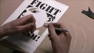 Stencil Tutorial: Schablonen- Graffiti selber machern