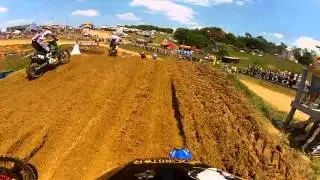 GoPro HD: Gareth Swanepoel Moto 1 Lap 2012 Lucas Oil Pro Motocross Championship High Point