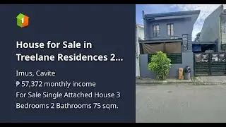 House for Sale in Treelane Residences 2 Bayan Luma Imus Cavite