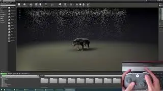 Unreal Niagara Particles Controlled with Xbox Controller
