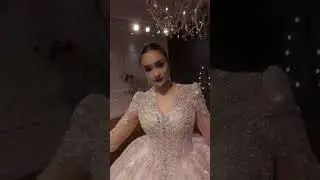 Wanna see your transition video from girl to bride Amanda Novias wedding dress