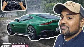 Aston Martin Vantage 2019 RAW Gameplay – Forza Horizon 5 (T300 Wheel)