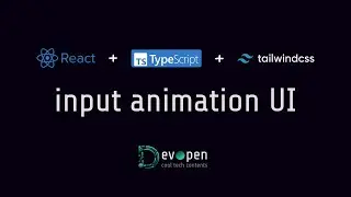 Build a input with animation placeholder with TailwindCSS