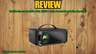 ONOAYO 4K Smart Projector Review 2025 🔥 | Netflix-Licensed, 1200 ANSI, WiFi6 + Auto Focus!