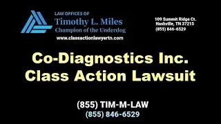 Co-Diagnostics Inc. Class Action Lawsuit