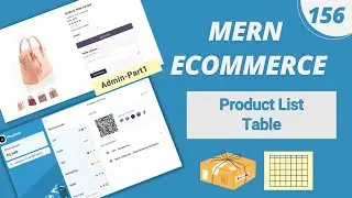 MERN Stack E-Commerce in Hindi: #156 -  Creating Product List Table in Admin Dashboard