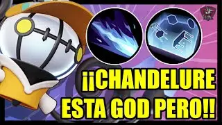 CHANDELURE ES DEMASIADO BUENO PERO.....😱MEJORES OBJETOS Y MEDALLAS⭐BUILD POKEMON UNITE