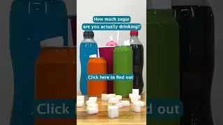 Learn how much sugar you are drinking!