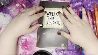 Wreck this Journal with Me (Whispering, Tapping, Writing and Cap Sounds)