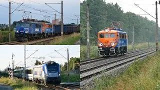 Kolej mix pociąg&oacute;w osobowych i towarowych w kilku miejscach w Tychach | Wakacje 2021
