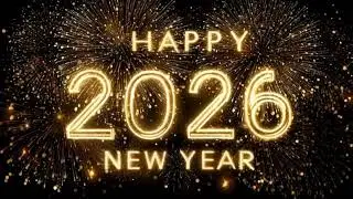 Happy New Year 2026 Fireworks Display &ndash; Long Loop Background (No Music)