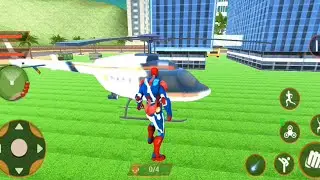 Flying Captain Robot City Battle | Captain Robot Flying Superhero Newyork City | Android GamePlay