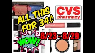 CVS 🔥 DEAL (8/23 - 8/29) | $33 IN MAKEUP FOR ONLY 34&cent; 😱