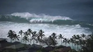 Perfect Storm Swells Hit North Shore Hawaii