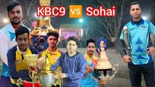 KBC9 🆚 Sohai big Derby khela 😳 first innings #viral #highlight #pingpong 
