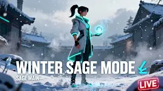 Winter Grind with Sage ❄️ | Calm Aim, Smart Heals | Sheikh LIVE(Grind + calm playstyle)