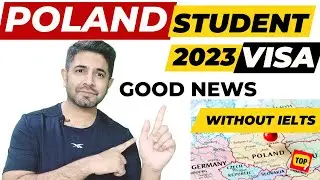 Study Visa Poland | Schengen VISA | Study Abroad | Poland VISA Update 2023