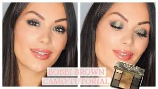 GREEN EYESHADOW TUTORIAL USING BOBBI BROWN CAMO RANGE | Beauty's Big Sister