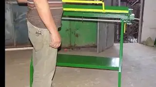 Plieuse de t&ocirc;les manuelle: Sheet bending machine / DJR_Plieuse_constantine ;