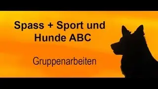 Spass+Sport und Hunde ABC Gruppenarbeiten