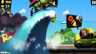 Zombie Tsunami - MOD - New Background - Gameplay Android 2019 FHD