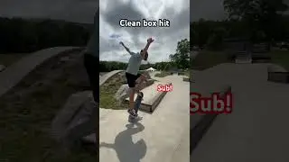 Clean box hit #skateboarding #viral #scooter #skate #fyp #shorts