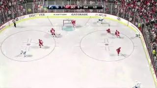 NHL 15: Bad Offensive AI Positioning off Faceoff #2