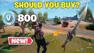 *NEW* Sypher's Scimitar Pickaxe Gameplay in Fortnite! Sound Test + Review (Should You Buy?)