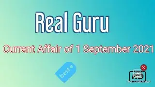 1 September 2021 - Current Affair