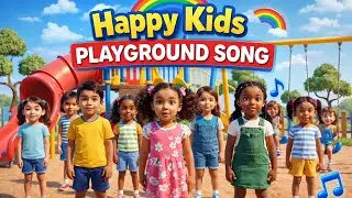 Happy Kids Playground Song 🌈 | Fun Dance & Sing Along for Children