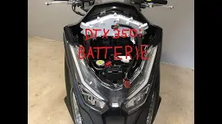 Kymco DTX 350i - Batterie ausbauen - DIY, Tutorial