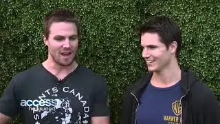 Stephen Amell  Robbie Amell What Were They Like Growing Up Comic Con 2013