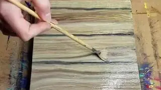 DIY Wood Grain Faux Finish