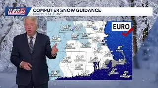 Video: Light snow, rain tonight