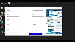 Resume builder / Java app/ introduction to the project/ graduation project