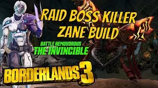 Raid Boss Killer Zane Build LVL 65 Borderlands 3 *DLC 6*