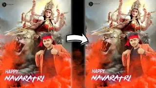 Navratri photo editing | New Style Durga Puja photo editing 2020 | Step by step 🔥🔥