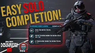 EASY Tier 4 Closing Time Mission Completion for Act 3 | Call of Duty MW3 Zombies