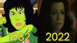 Эволюция Женщины-Халка в кино, мультфильмах и сериалах (1982-2022)