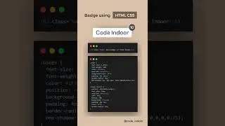 Badge using HTML and CSS