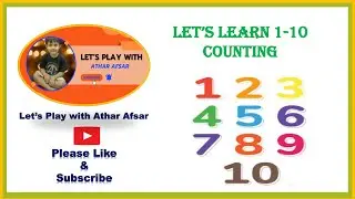 COUNTING 1 To 10 IN ENGLISH
